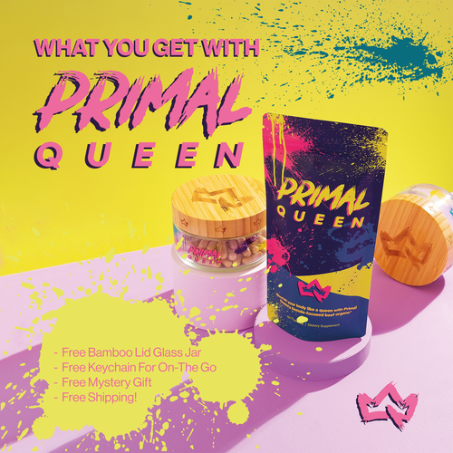 Primal Queen Female-Optimized Beef Organ Superfood Supplement (Beef Liver, Kidney, Heart, & 3 More) - 100% Grass Fed, Pasture Raised - 3rd Party & Clinically Tested